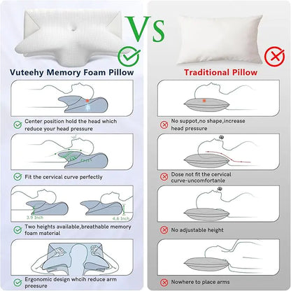 SpineAlign Ergonomic Pillow