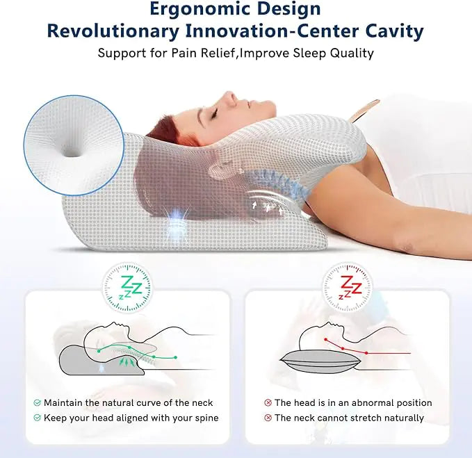 SpineAlign Ergonomic Pillow